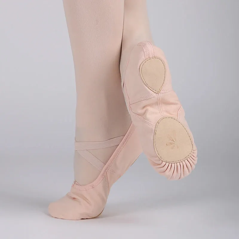 11043 Nude - Canvas Ballet Shoes
