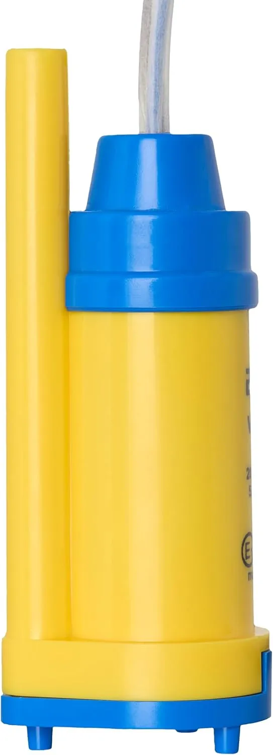 12V Submersible Water Pump - German Made (5.2GPM / 36ft.) | Portable RV Water Pump - Works with Electric Switch in 12V Faucets | 12 Volt Small Water Transfer Pump for Camper, Marine