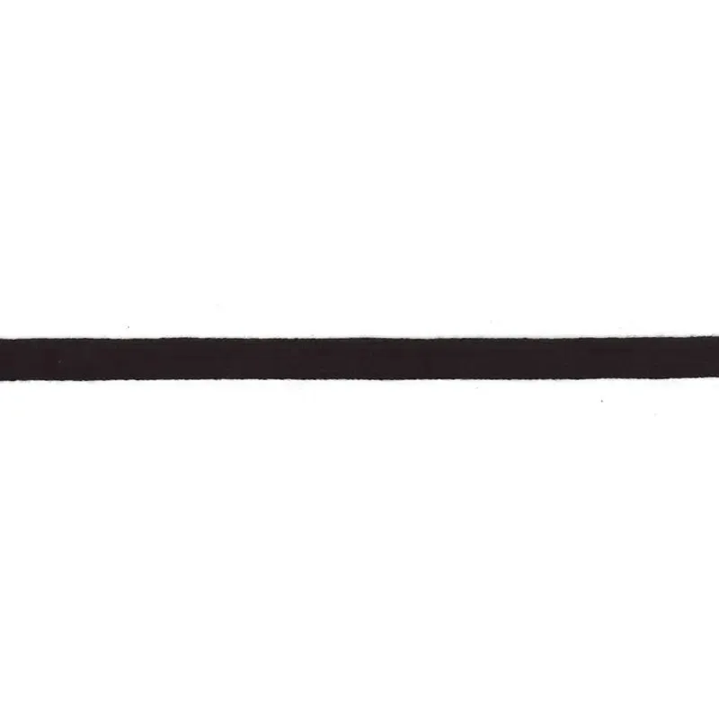 13mm Black Cotton Flat Braid