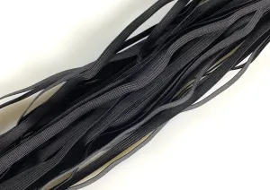 1/4" Flat Elastic - Black