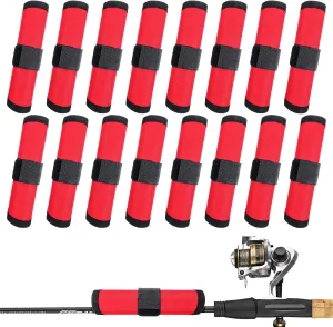 16 Pack Bait Gloves Lure Wrap Lure Covers Fishing Bait Covers Easily See Lure Hook Covers Lure Guard to Keep Fishermen Fishing Safe for Fishing Rod