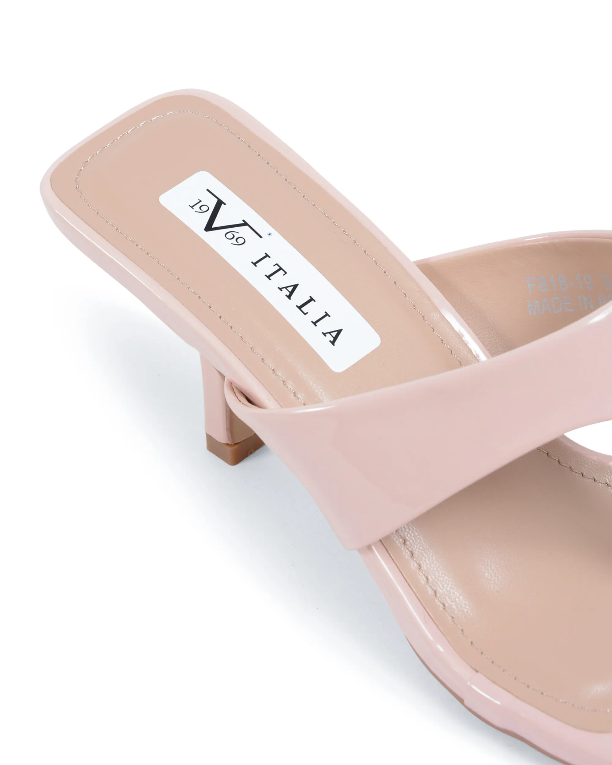 19V69 Italia Womens Mule Sandal Nude V81819 NUDE