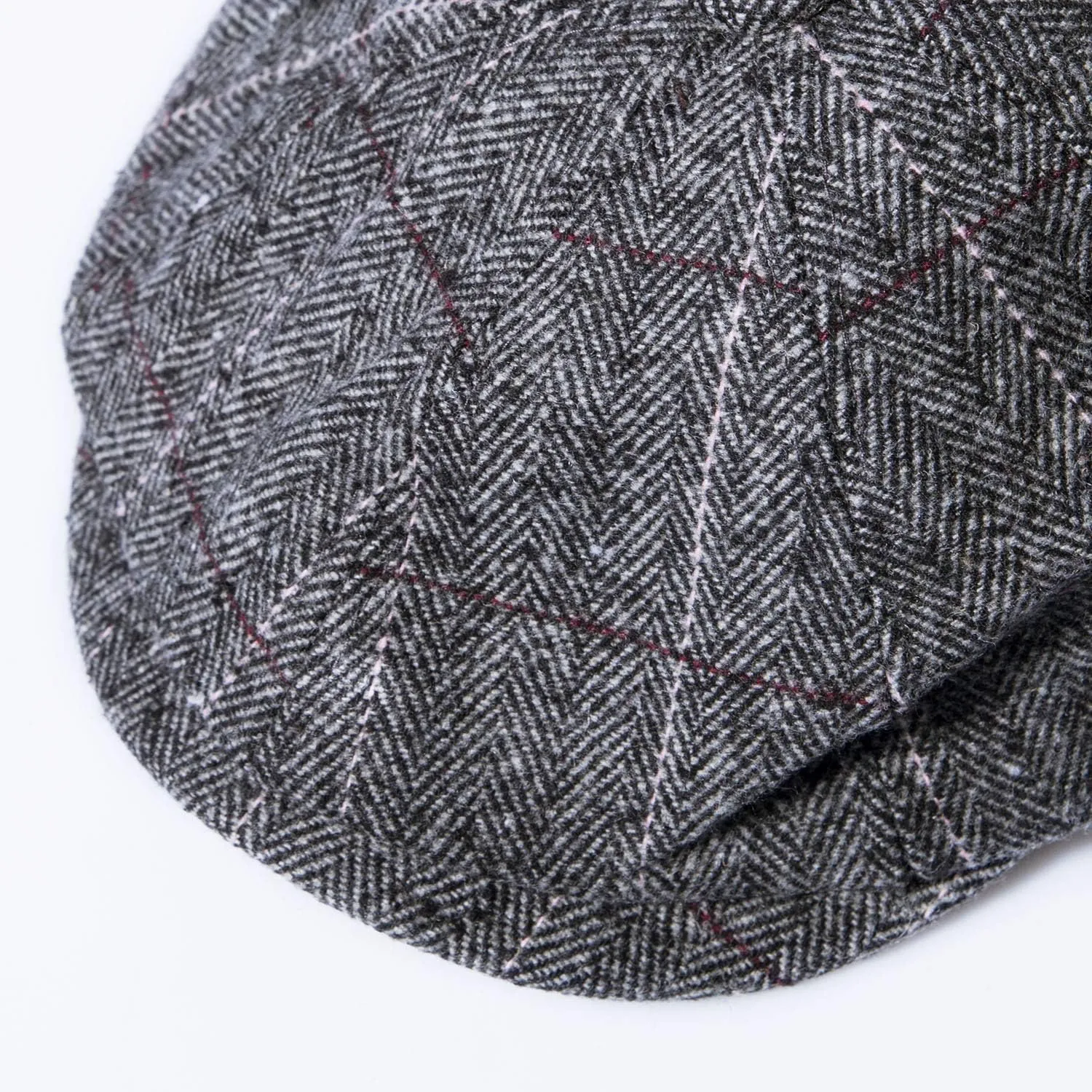 2 Pack Newsboy Cap for Men, Irish Newsies Hat Classic 8 Panel Wool Blend for Old Man Cabbie Driving