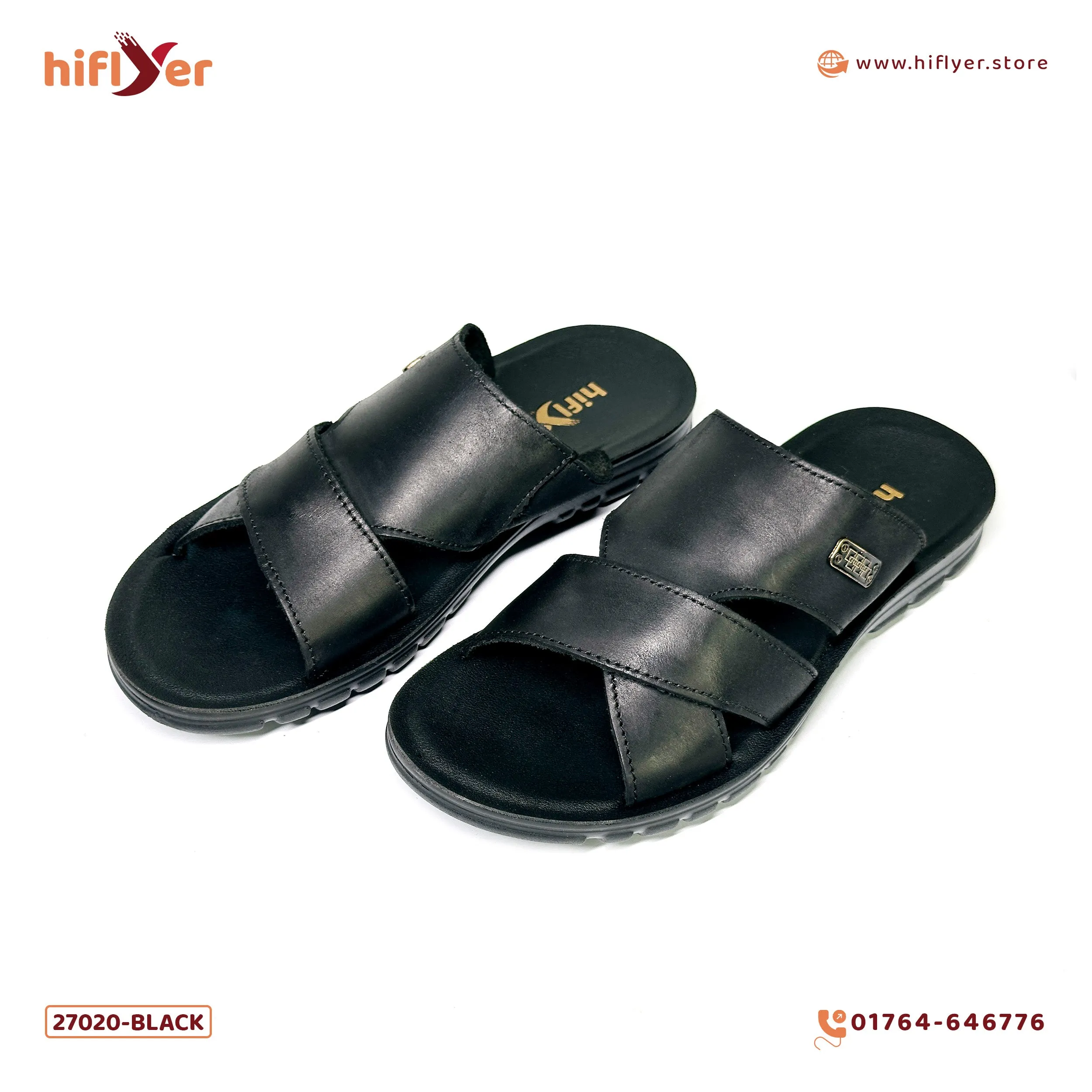 27020-Black  Premium High-Quality Men's sandal