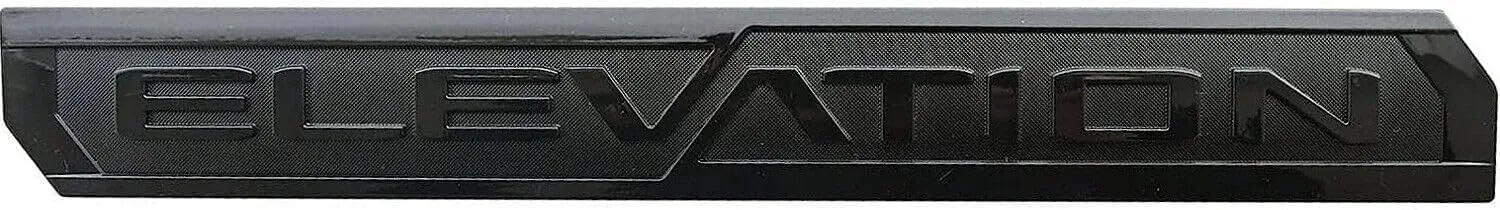 3Pcs Elevation Emblem Door Rear Badges Nameplate Sticker Replacement for 2023-2024 Canyon (Gloss Black)