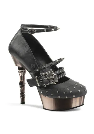 5 1/2" Finger Bone Heel, 1 1/2" PF Maryjane Pump