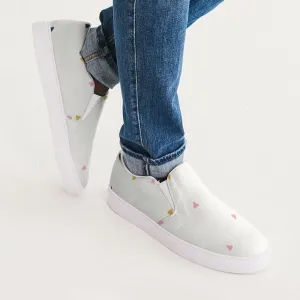 Abstract Men's Slip-On Canvas Shoe