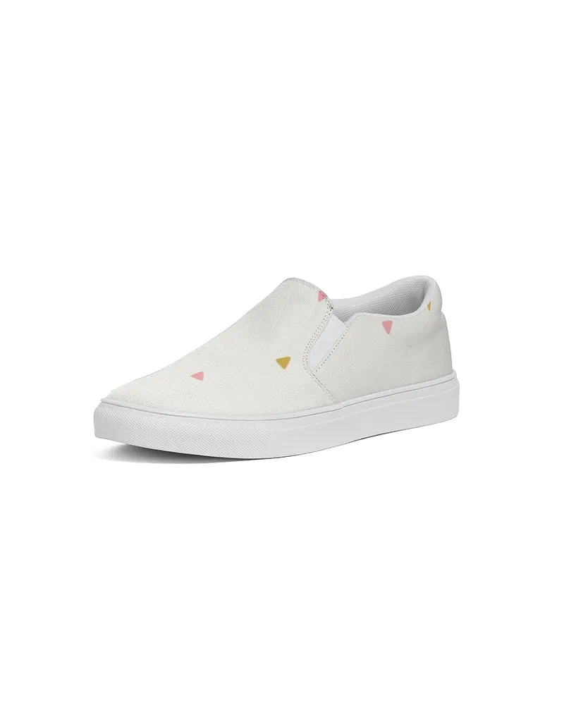 Abstract Men's Slip-On Canvas Shoe
