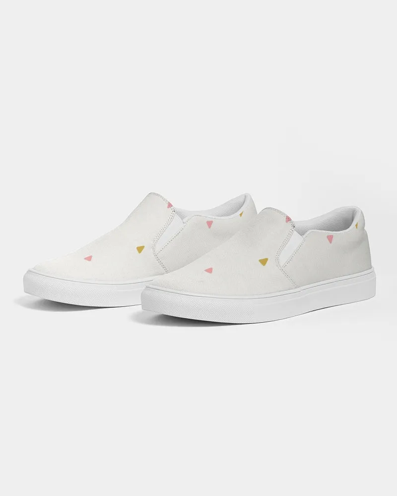 Abstract Men's Slip-On Canvas Shoe