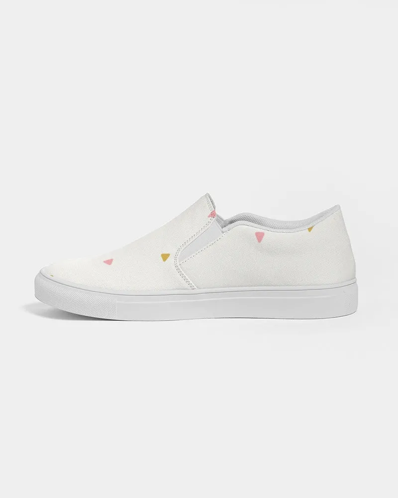 Abstract Men's Slip-On Canvas Shoe