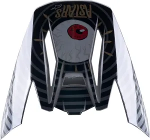 Alpinestars 8985722-1959-OS: S-M5 Solar Flare Visor Black/Grey/Gold