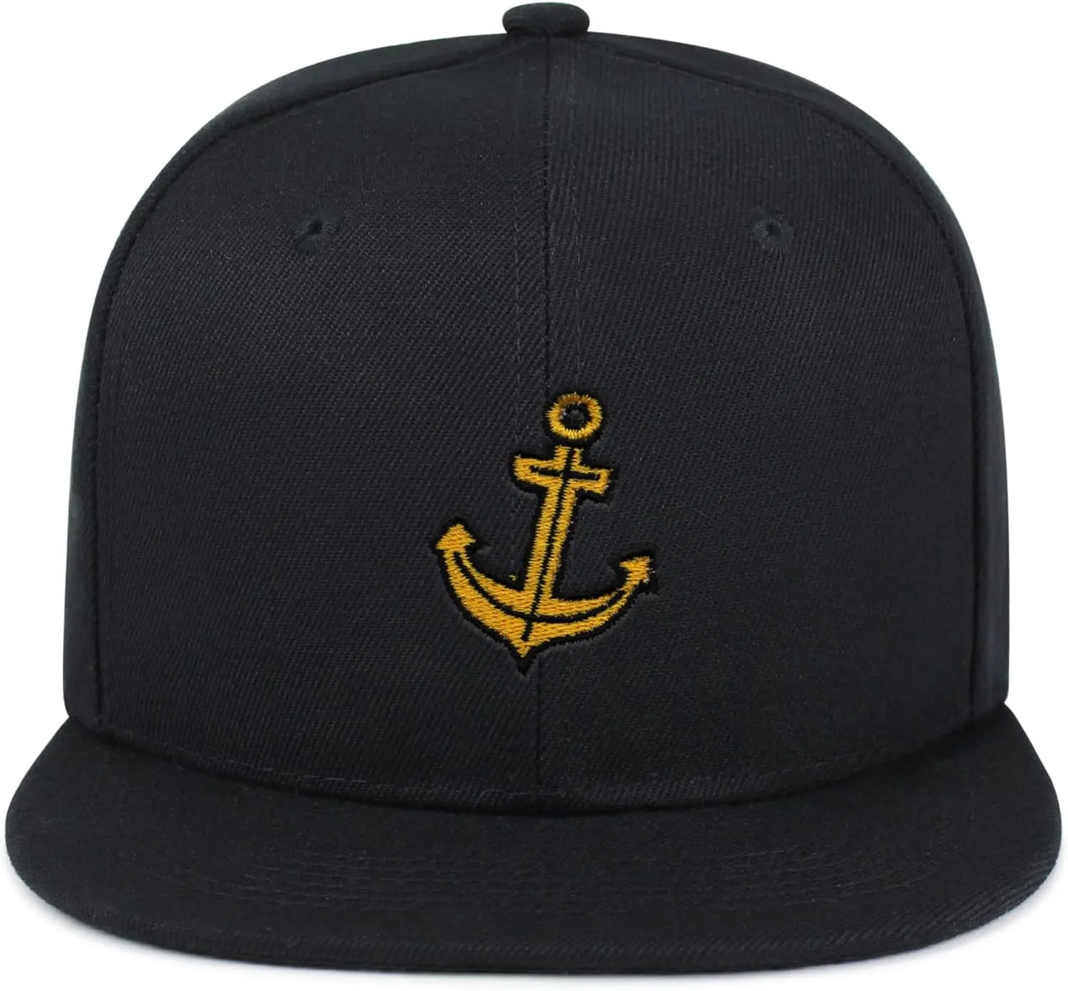 Anchor Hip-Hop Snapback Hat Embroidered Baseball Cap Boat Pirate