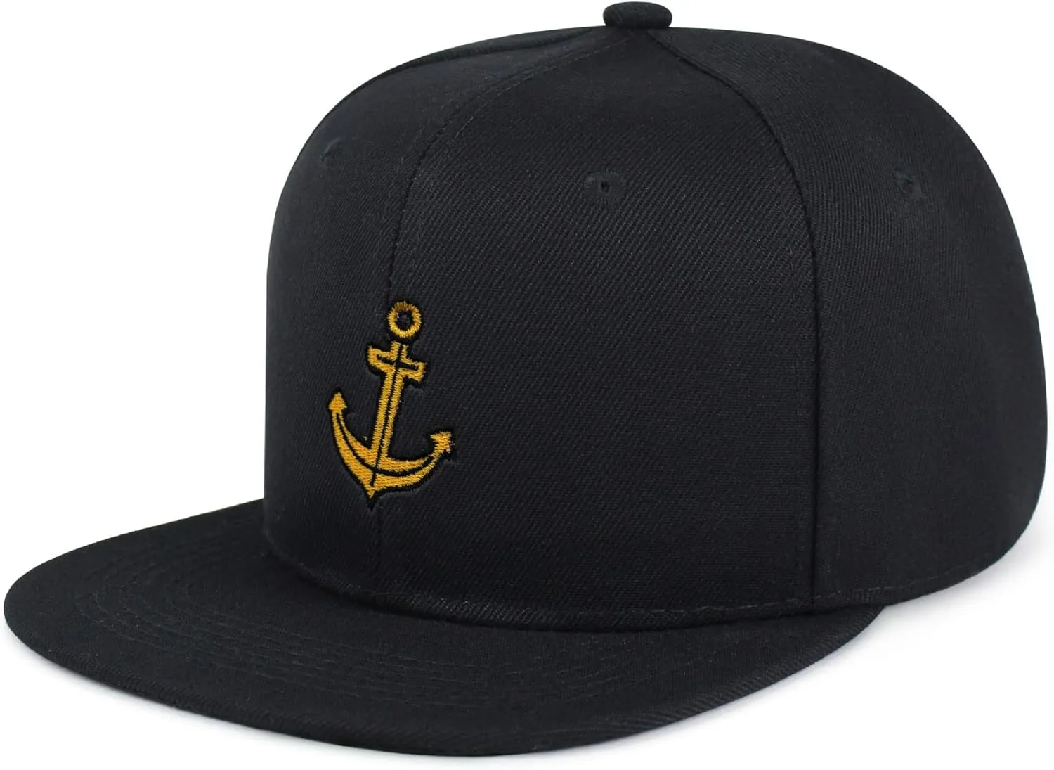 Anchor Hip-Hop Snapback Hat Embroidered Baseball Cap Boat Pirate