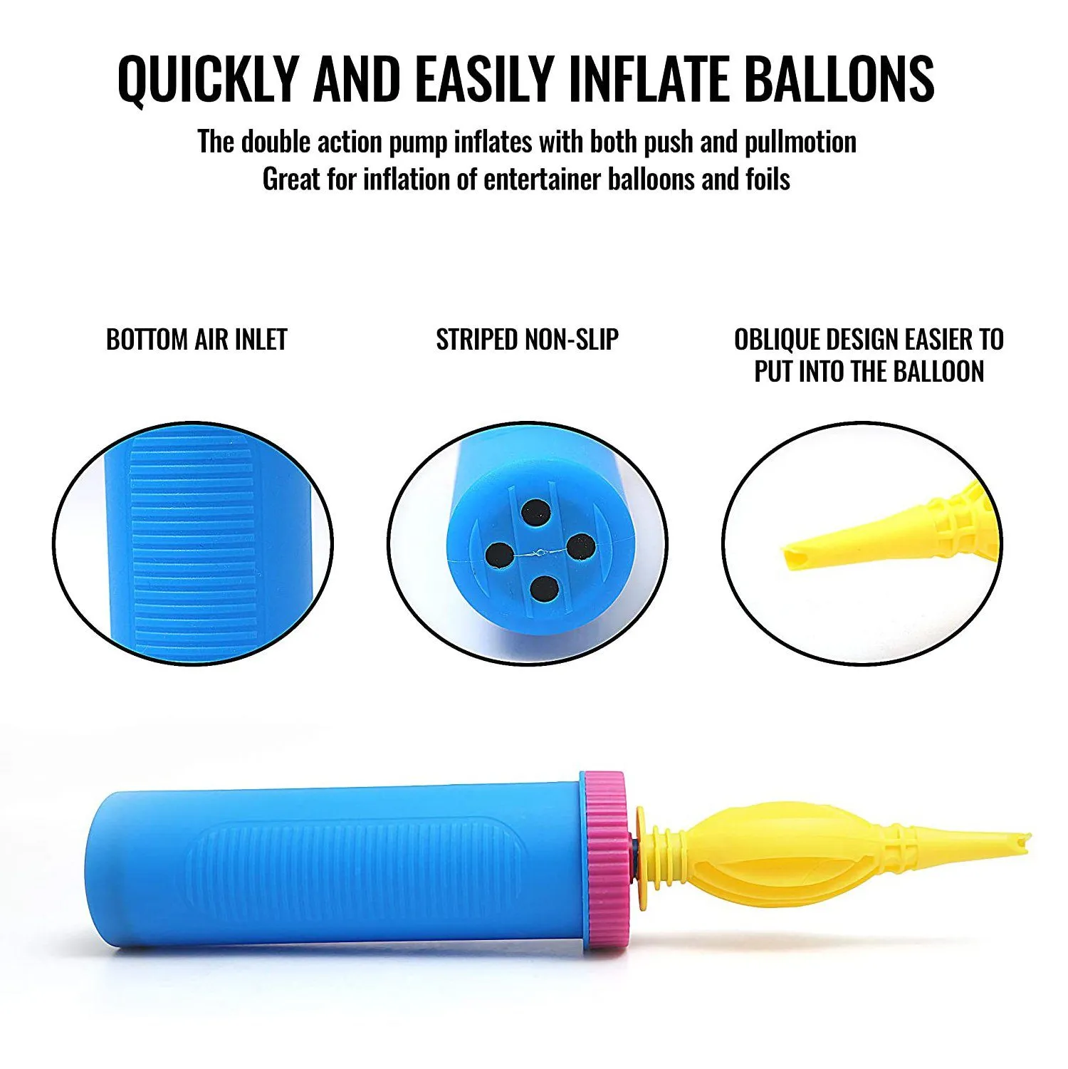 Balloon Pump Plastic Hand Held