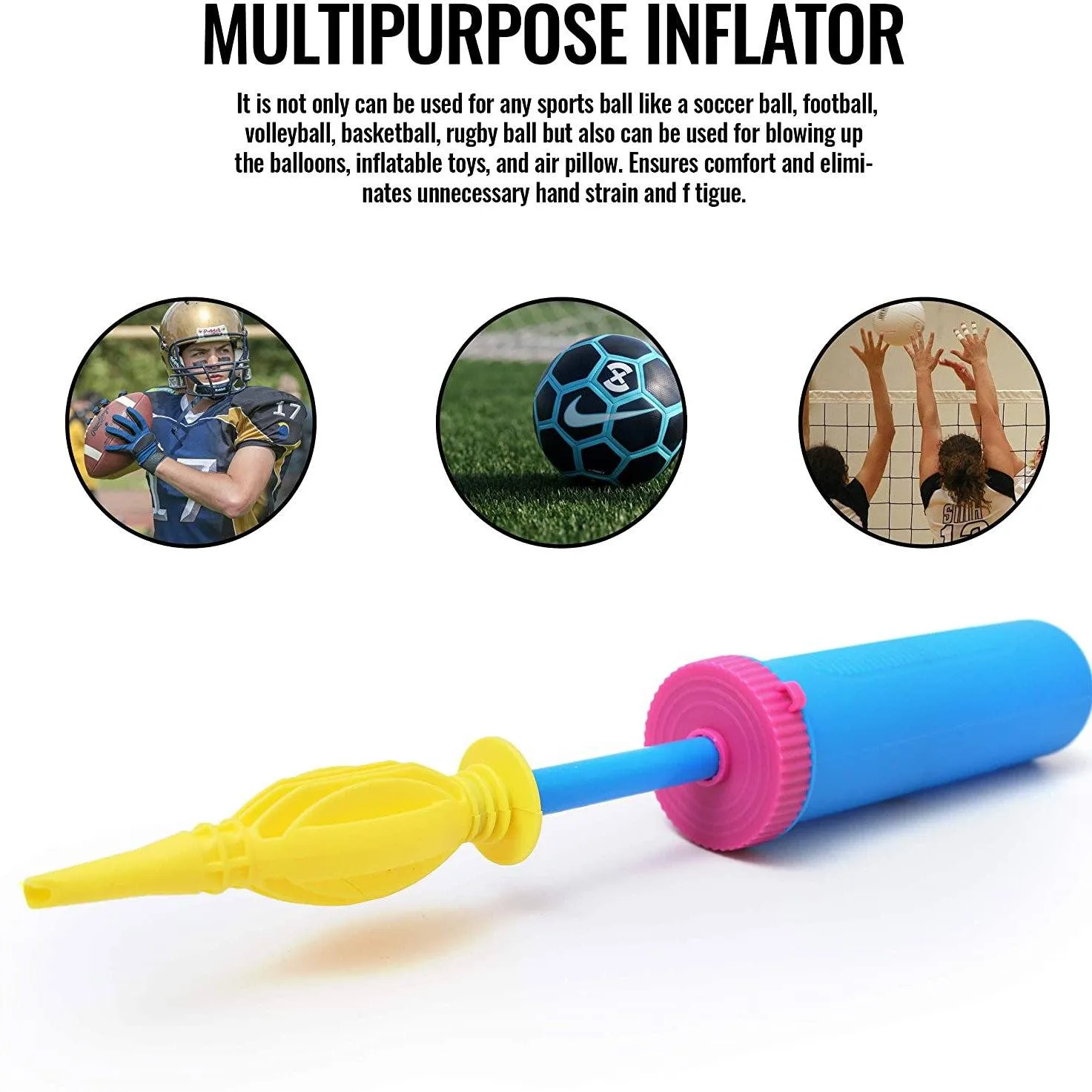 Balloon Pump Plastic Hand Held