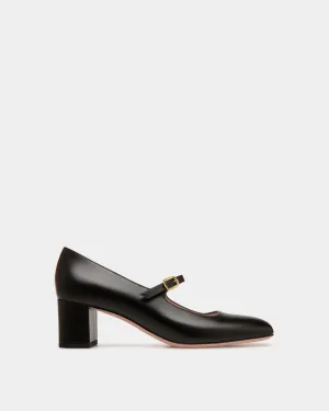 Ballyrina Pump in Black Leather