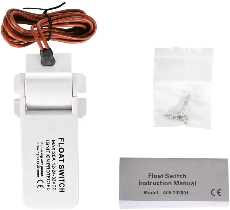 Bilge Pump DC12V 1100GPH/1500GPH Automatic/Non-Automatic 12 Volt Electric Water Pump Low Noise with The Switch for Ponds,Pools,Boat Caravan RV