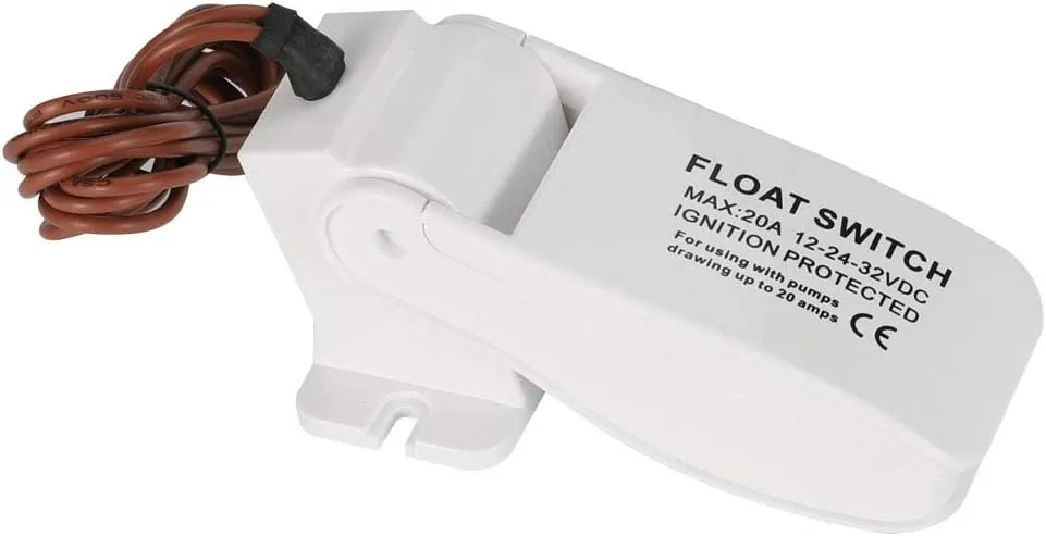 Bilge Pump DC12V 1100GPH/1500GPH Automatic/Non-Automatic 12 Volt Electric Water Pump Low Noise with The Switch for Ponds,Pools,Boat Caravan RV