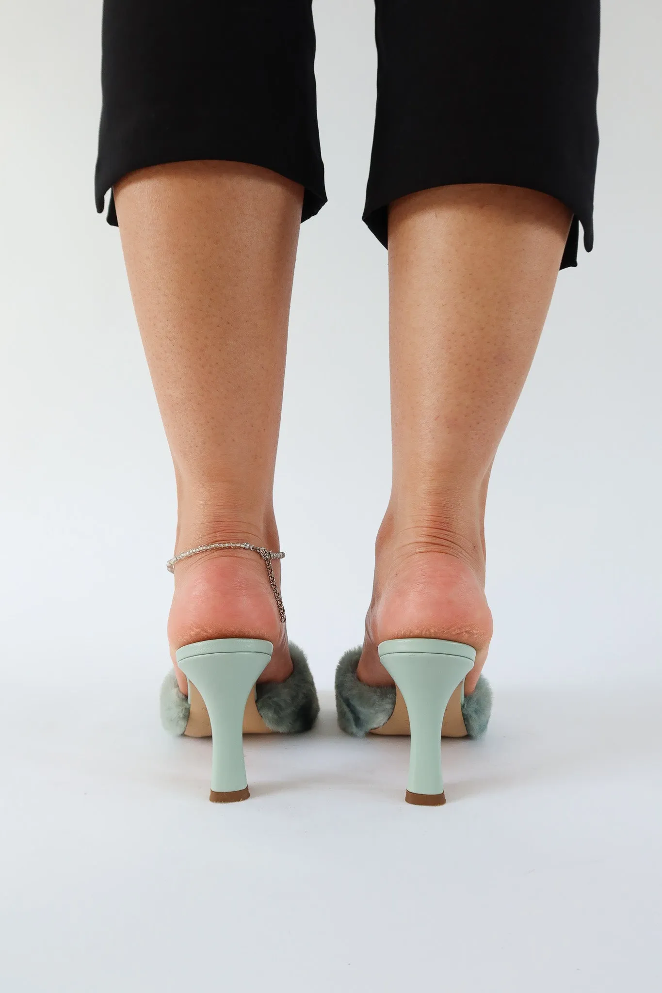 birdie rosette heeled sandal