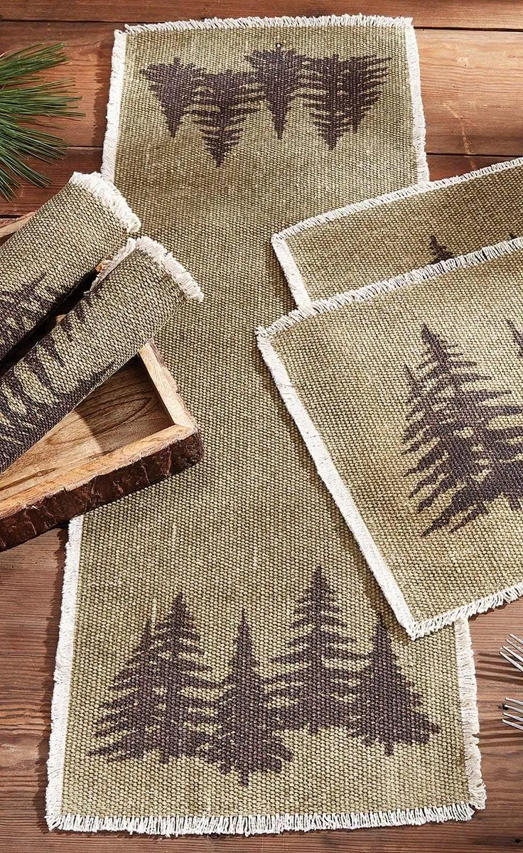 BLACK FOREST DECOR Five Pines Table Runner
