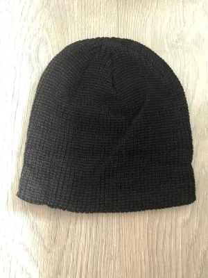 Black Knitted Fisherman Beanie