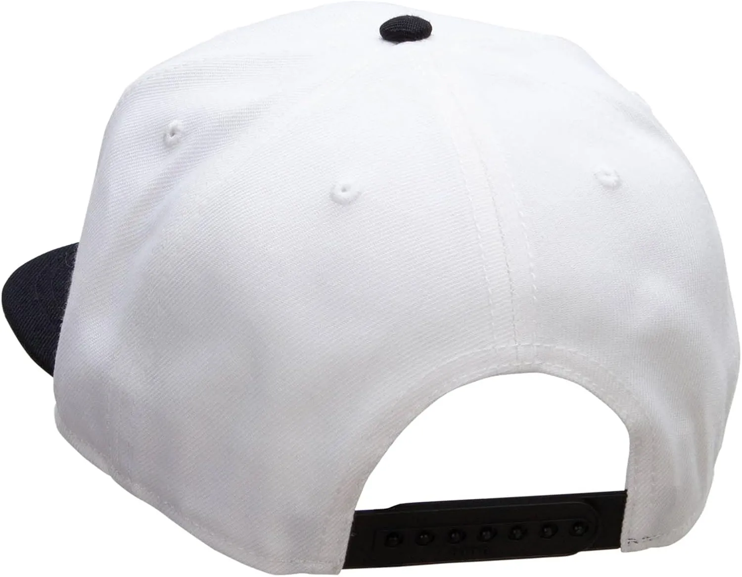 Black Lighting Bolt Patched Wool Blend Pro Style 2 Tone Snapback