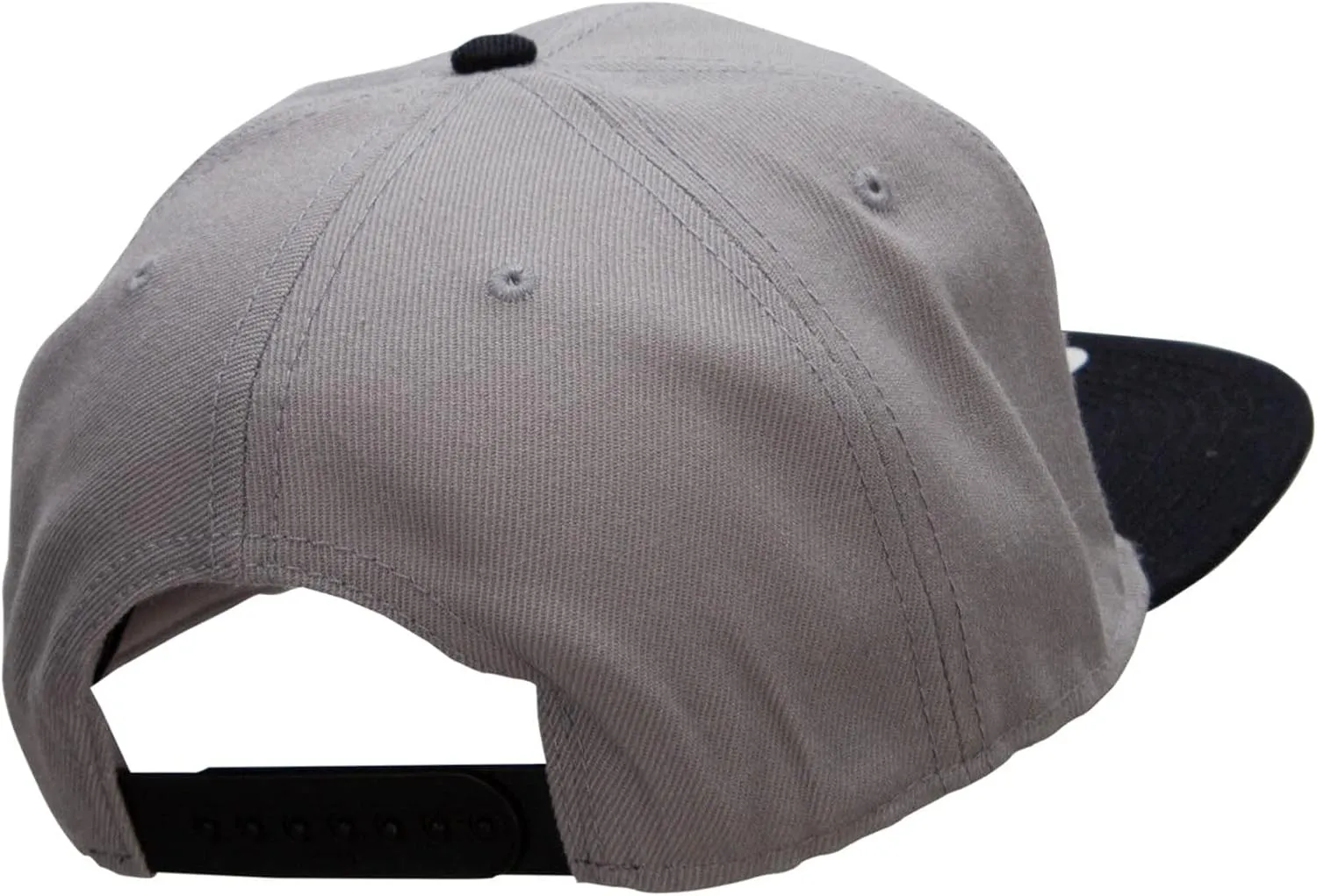 Black Lighting Bolt Patched Wool Blend Pro Style 2 Tone Snapback