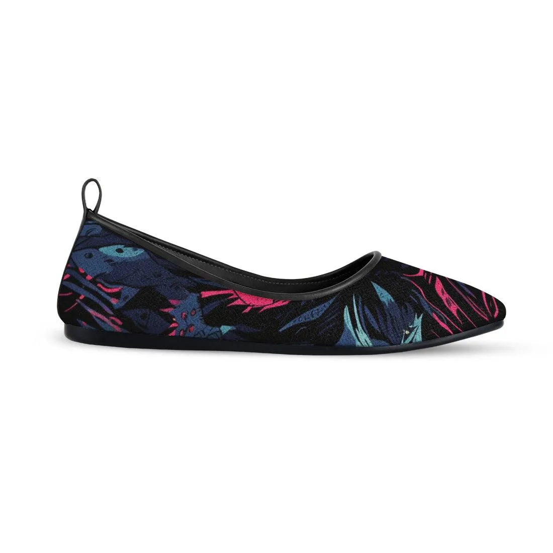 Black Round Toe Shoe Growing