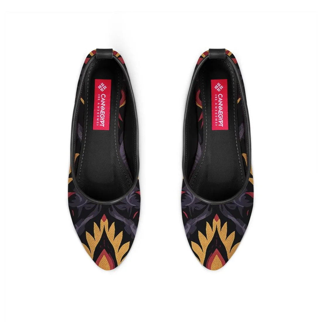 Black Round Toe Shoe Infernal
