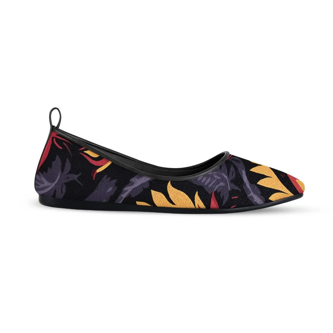 Black Round Toe Shoe Infernal