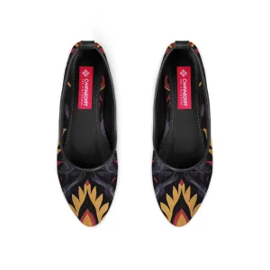 Black Round Toe Shoe Infernal