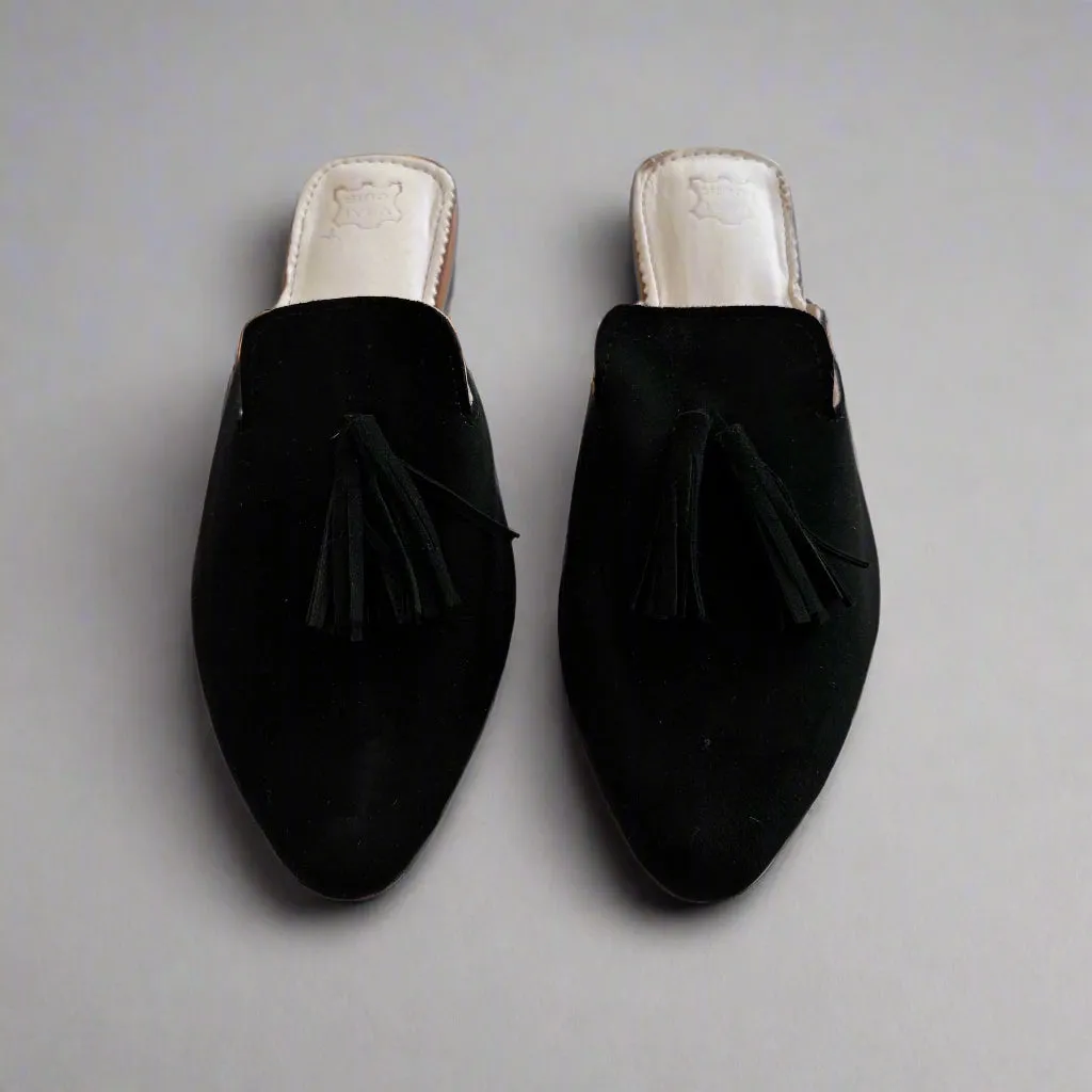 Black Tassel Mule