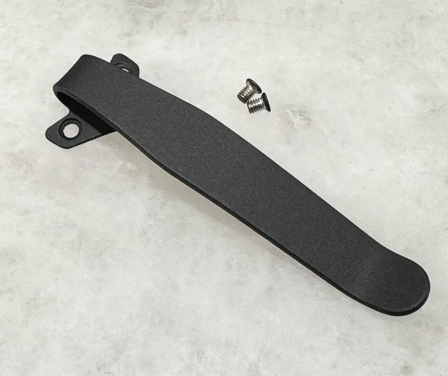 Black Titanium Deep Pocket Clip for Olight Arkfeld Ultra Flashlight
