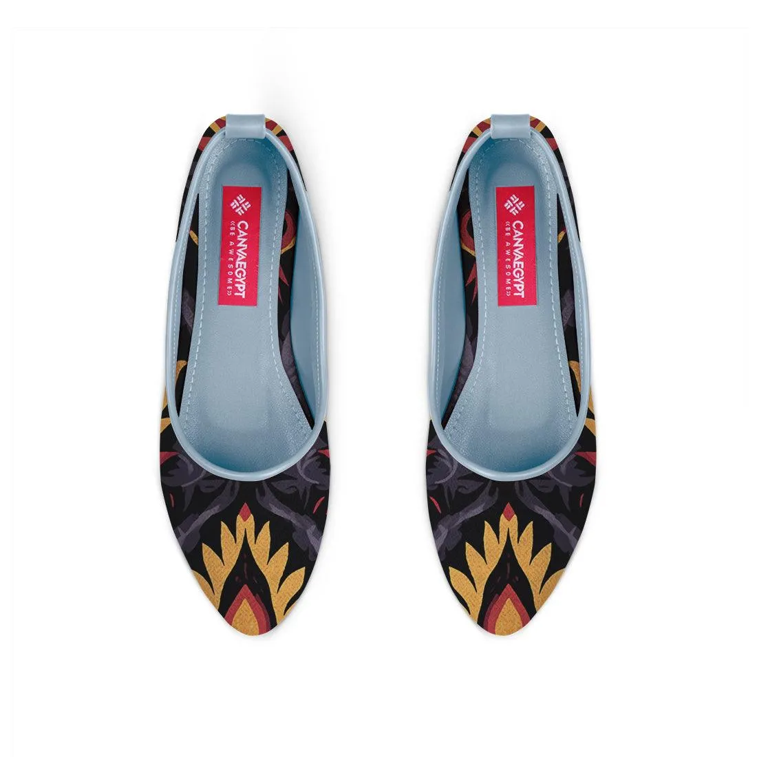 Blue Round Toe Shoe Infernal