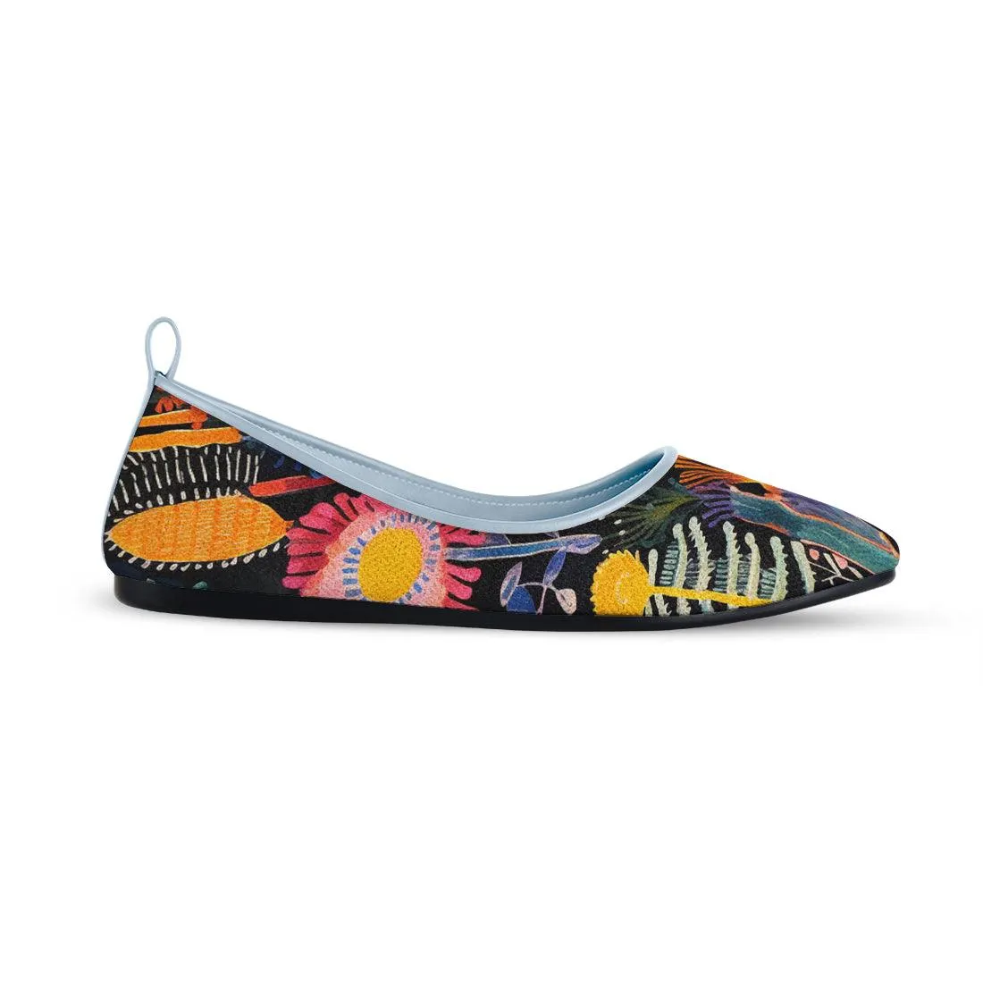 Blue Round Toe Shoe Sea Life