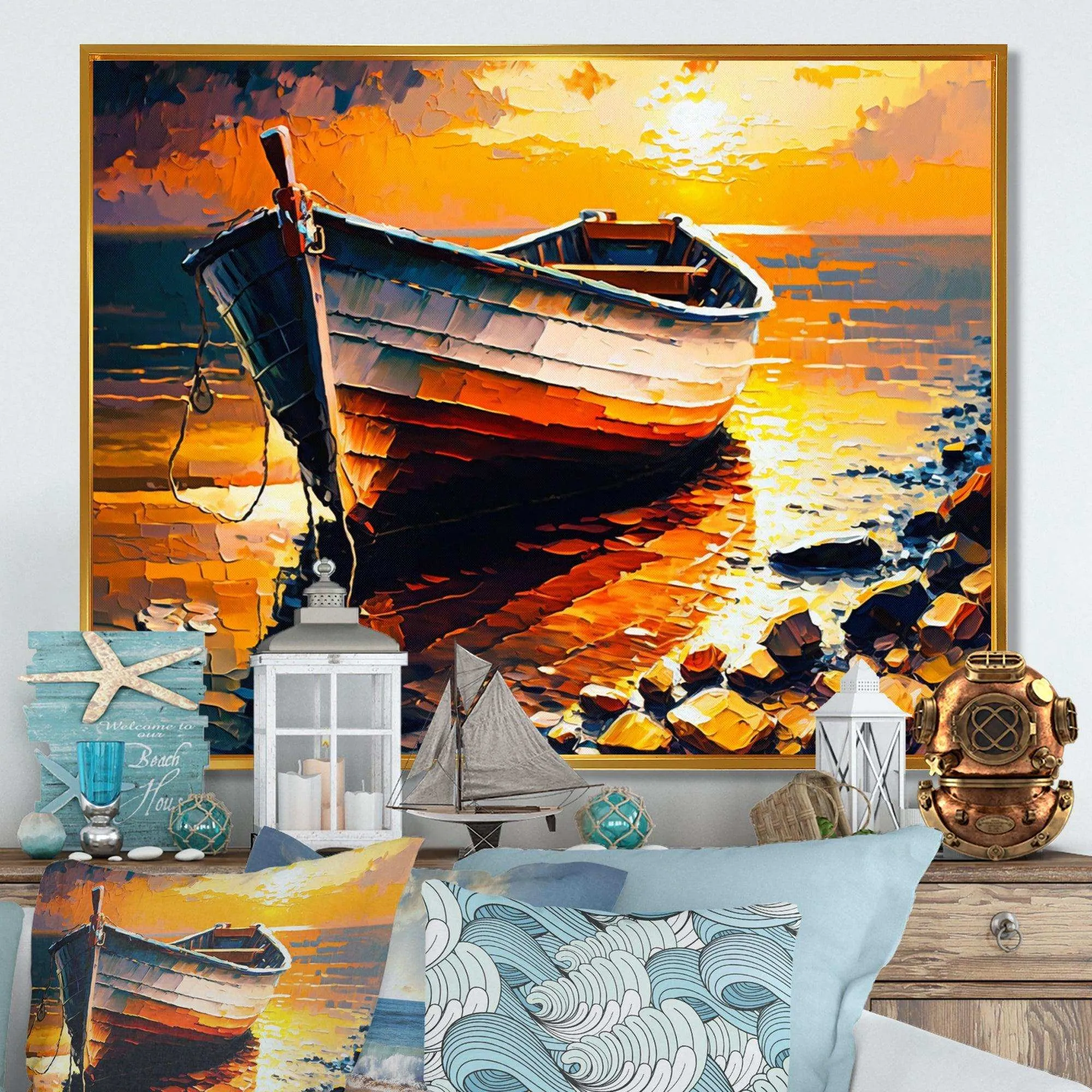 Boat On Shore II