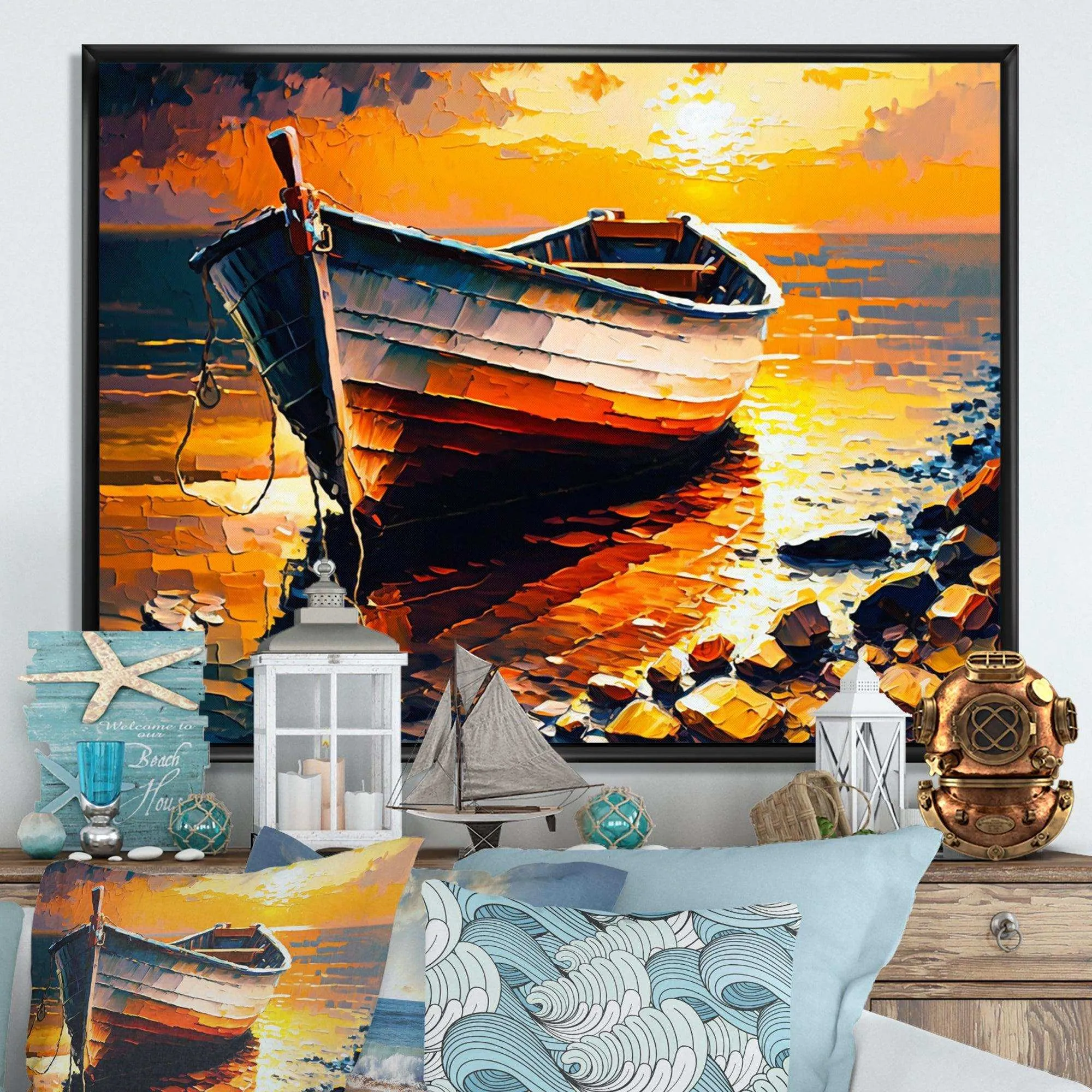 Boat On Shore II