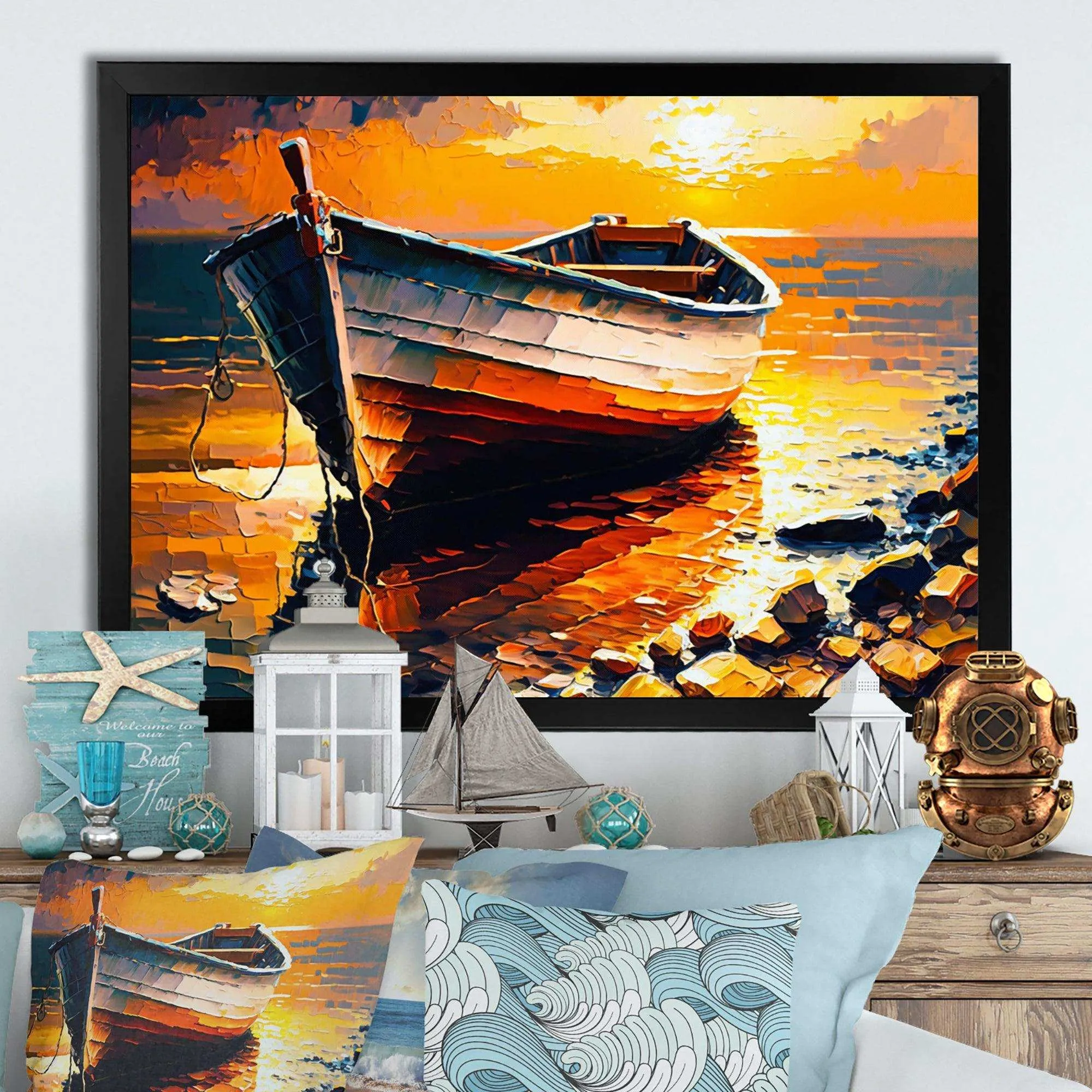 Boat On Shore II