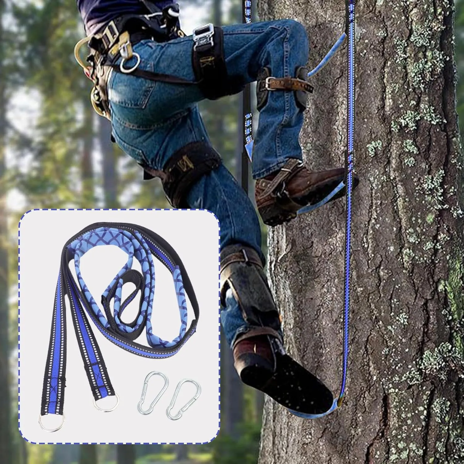 Boat Rope Ladder - 5 Step Boat Rope Ladder | Heavy-Duty Non-Slip Marine Boarding with Quick-Release Hooks | Climbing Assist for Kayak, Poolside, Dock, RV and Treehouse