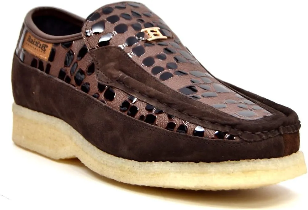 British Collection - Apollo Croc and Suede Men Slip on Shoes