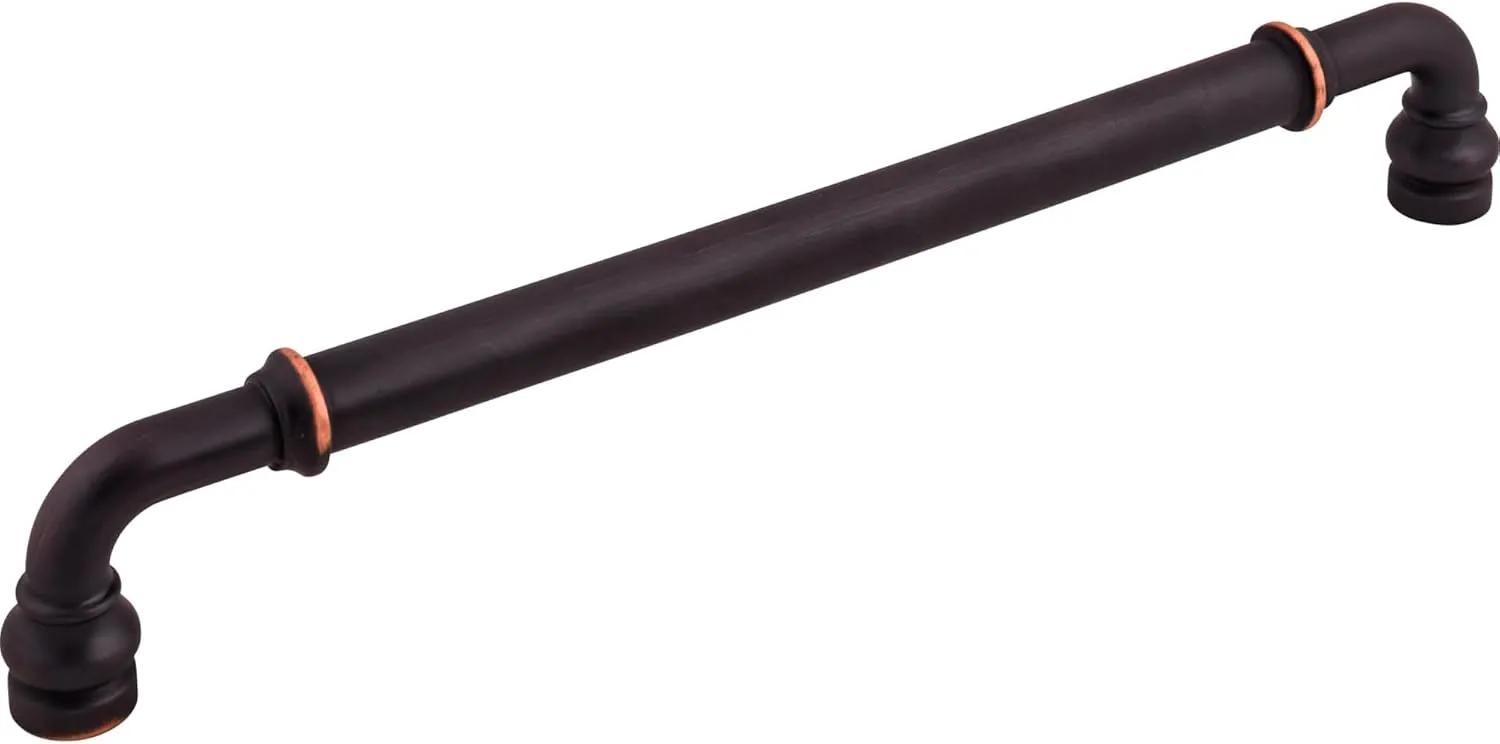 Brixton Appliance Pull - 12" Center-to-Center in Flat Black