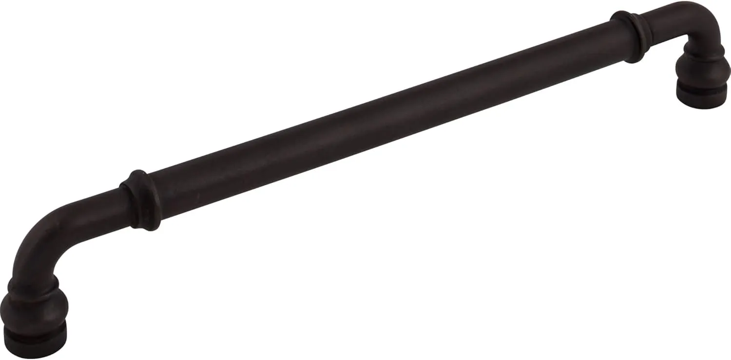 Brixton Appliance Pull - 12" Center-to-Center in Flat Black