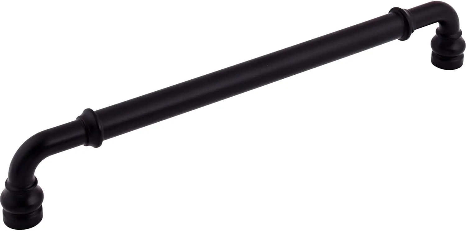 Brixton Appliance Pull - 12" Center-to-Center in Flat Black