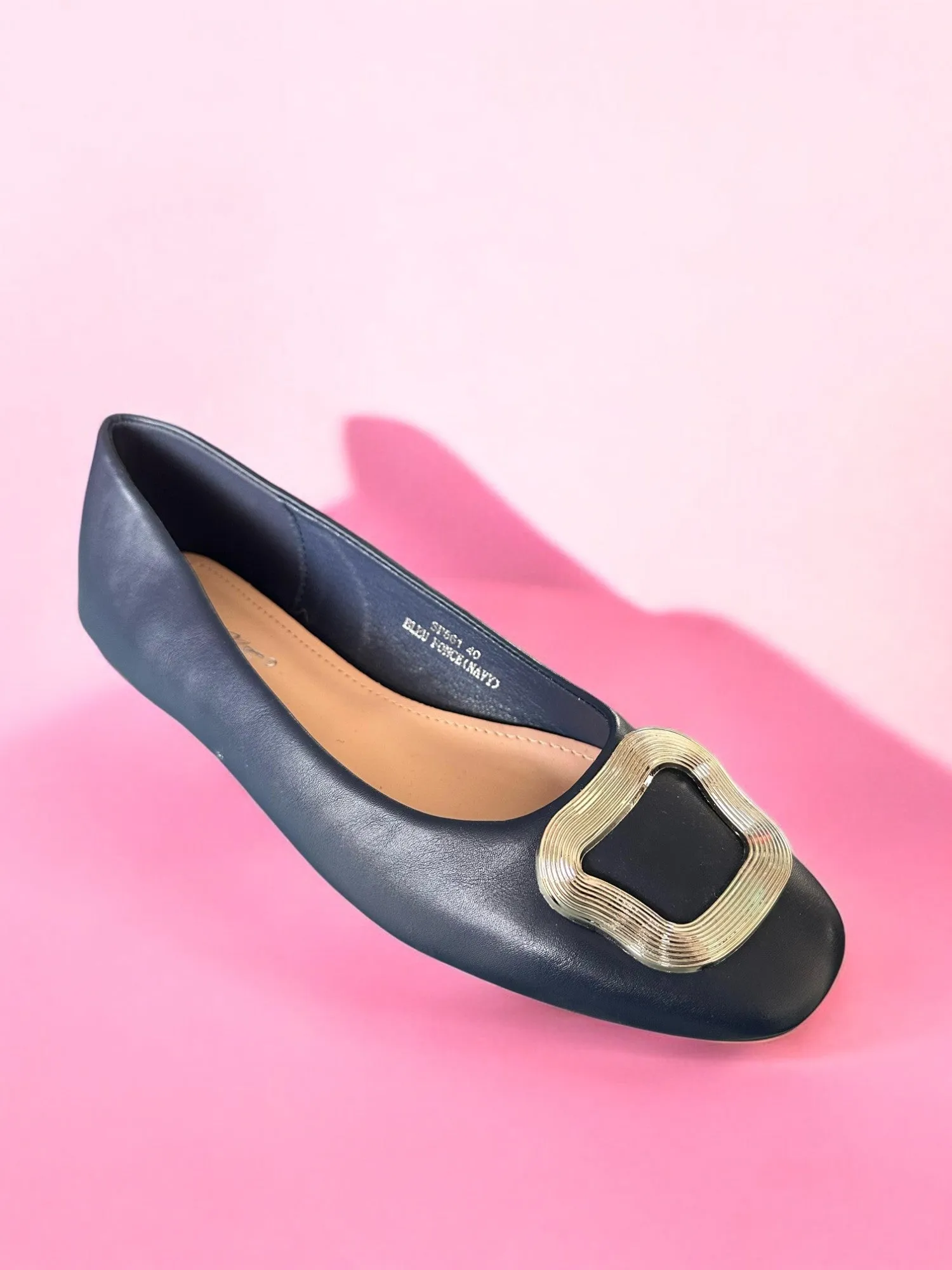 Buckle Pump - Navy