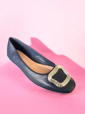 Buckle Pump - Navy