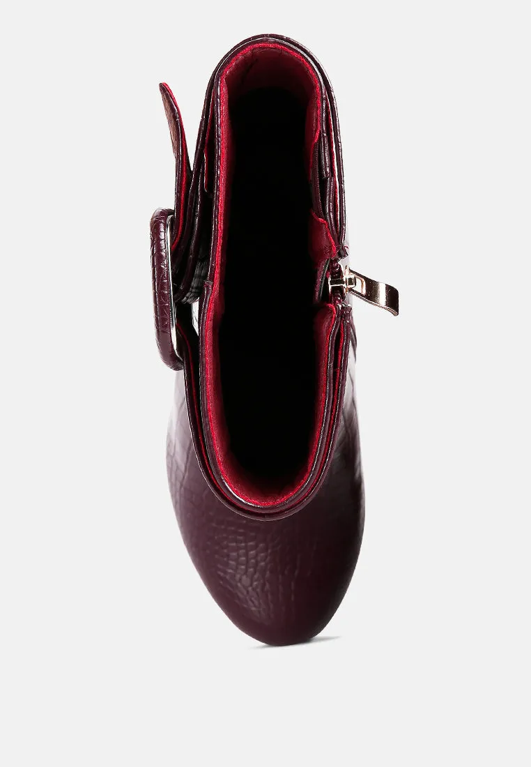 bumpy platform bootie by London Rag
