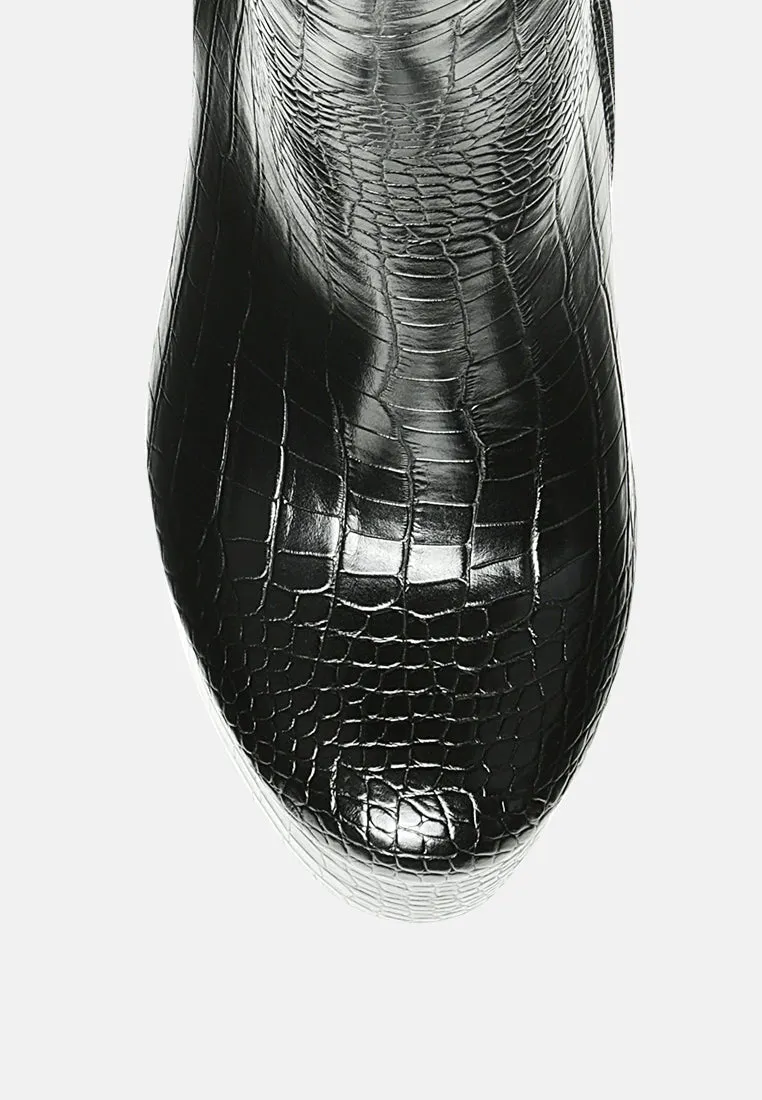 bumpy platform bootie by London Rag