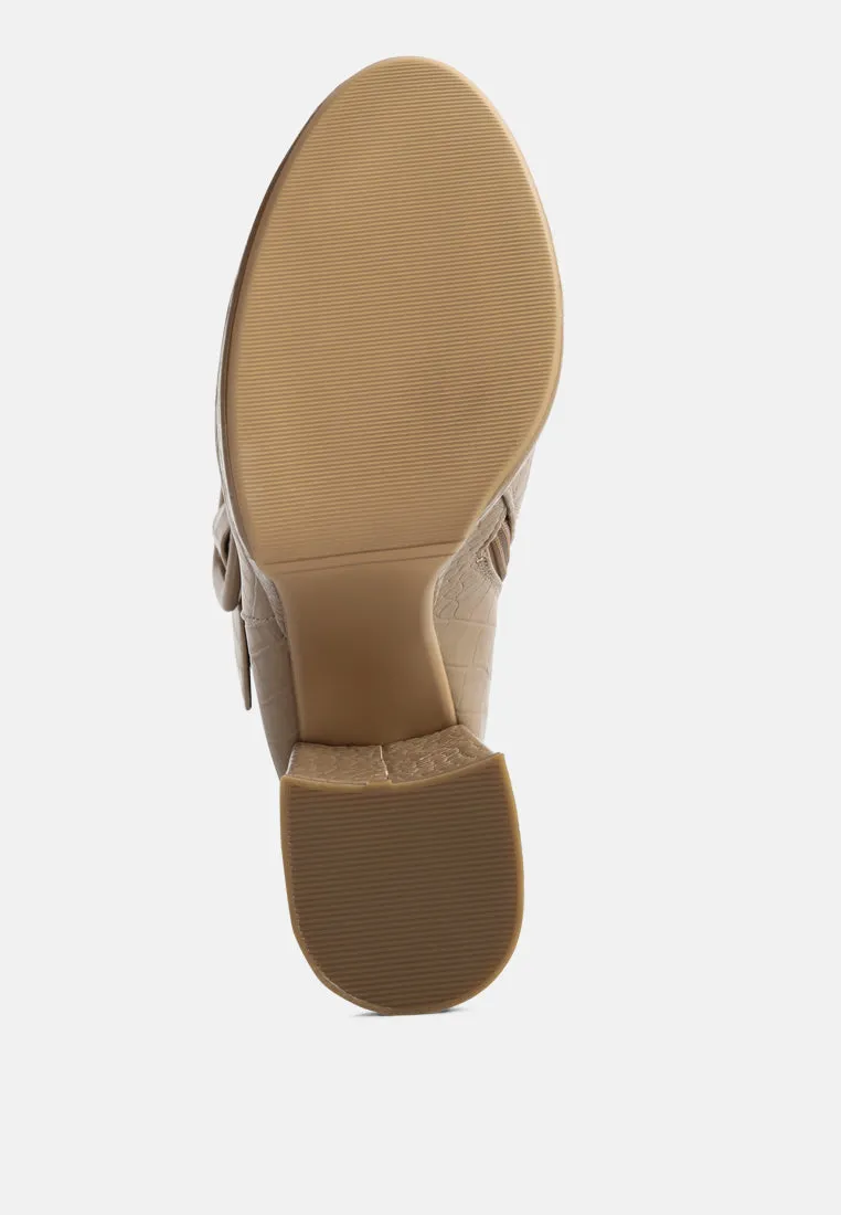 bumpy platform bootie by London Rag