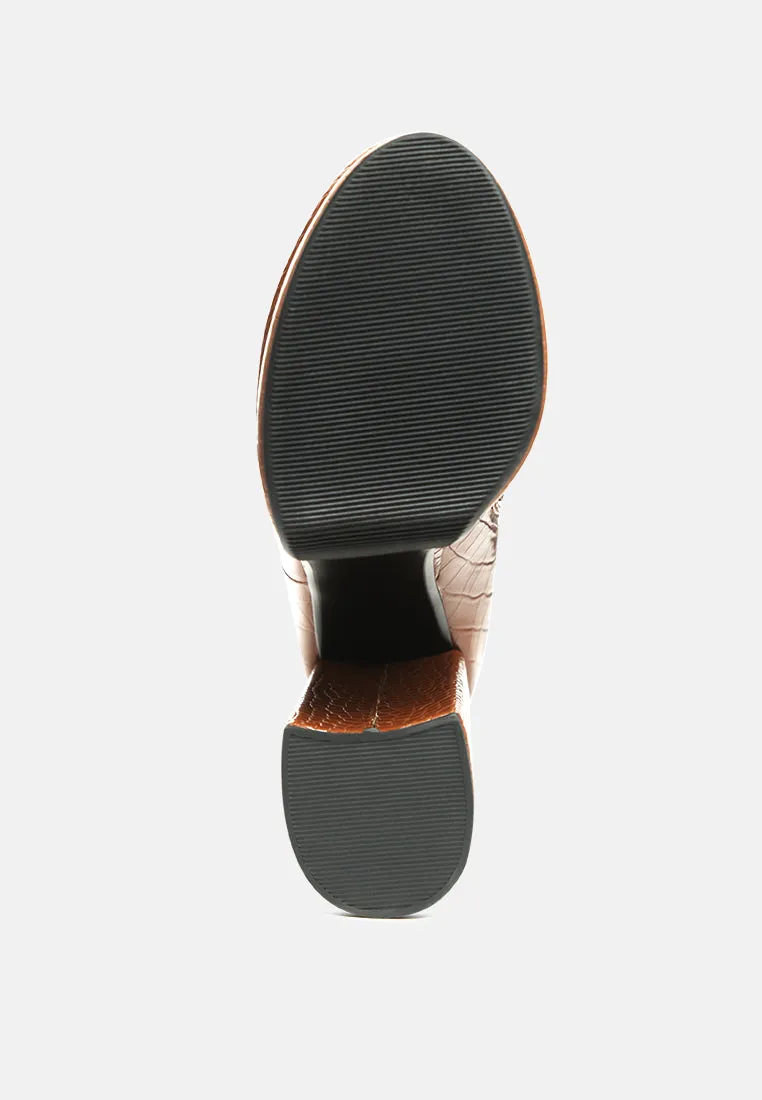 bumpy platform bootie by London Rag