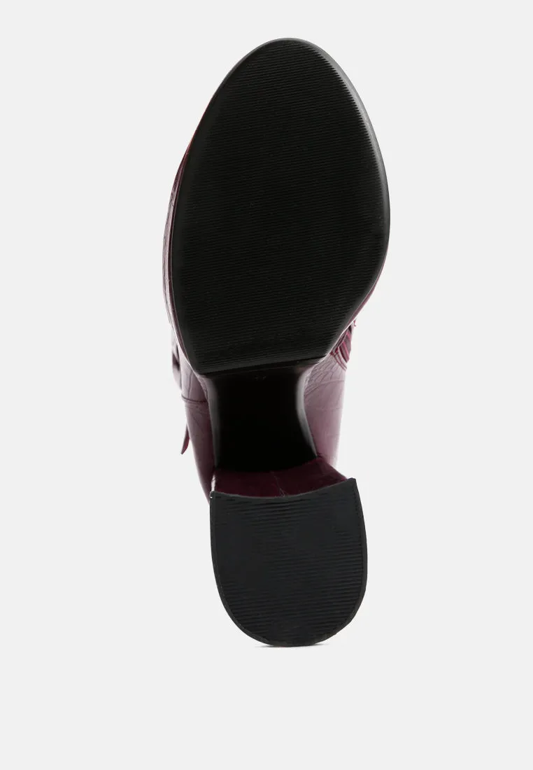 bumpy platform bootie by London Rag